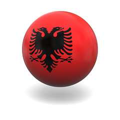 Image showing Albanian flag