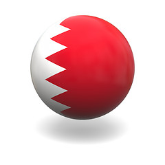 Image showing Bahrain flag