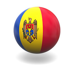 Image showing Moldova flag