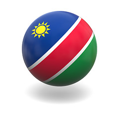 Image showing Namibia flag