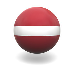 Image showing Latvian flag