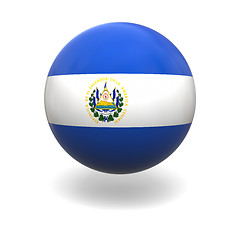 Image showing El Salvador flag