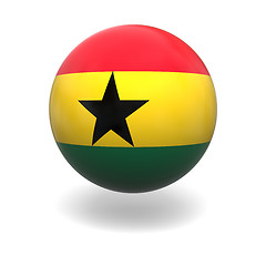 Image showing Ghanian flag