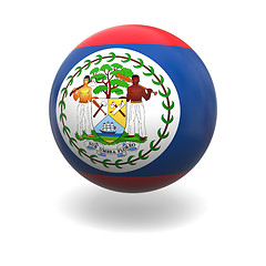 Image showing Belizean flag