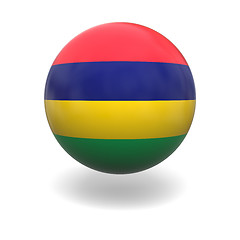 Image showing Mauritius flag
