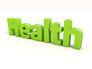 Image showing 3d word health 