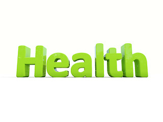 Image showing 3d word health 