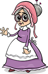 Image showing fairy tale grandma cartoon illustration