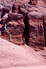 Image showing africa  view from the mountain line   spain 