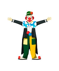 Image showing Smiling clown