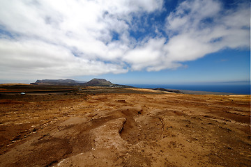 Image showing in los volcanes  sky  hill and summer 