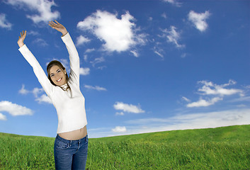 Image showing Happy woman