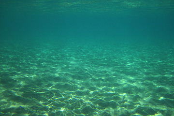 Image showing clear under water sea in greece 