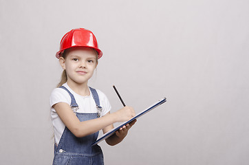 Image showing merchandise is a helmet and writes in folder