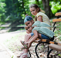 Image showing Children in park