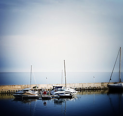 Image showing Sailing boats