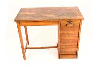 Image showing old working table 