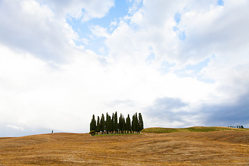 Image showing Tuscany before the storm