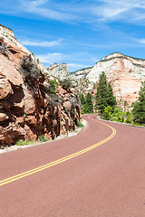 Image showing Road in Zion