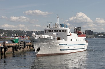 Image showing White boat