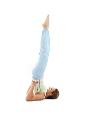 Image showing salamba sarvangasana supported shoulderstand