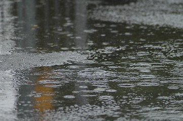 Image showing the rain