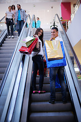 Image showing happy young couple in shopping