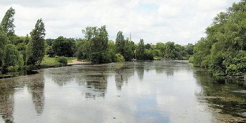 Image showing Serpentine lake, London