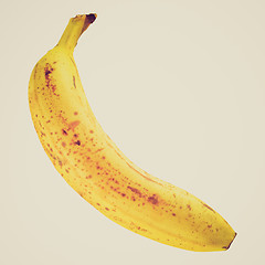 Image showing Retro look Banana fruit