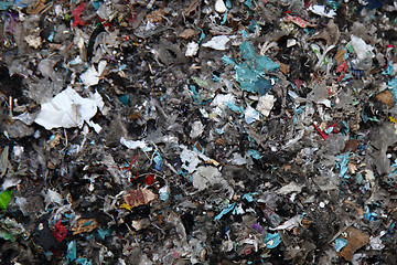 Image showing recycled garbage as nice texture