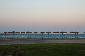 Image showing sunset scene from the greece 