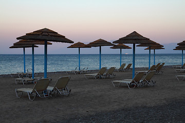 Image showing sunset scene from the greece 