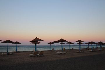 Image showing sunset scene from the greece 