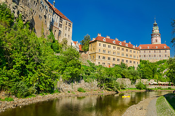 Image showing View on Castle in Cesky Krumlov