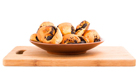 Image showing bun with poppy seeds