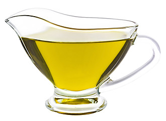 Image showing olive oil isolated on white 