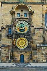 Image showing The town hall clock tower of Prague by early morning