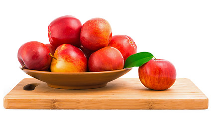 Image showing Red fresh apples