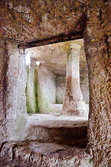 Image showing ruins of an ancient cave town