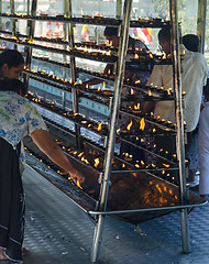 Image showing Commemoration ceremony in the temple of the Tooth Relic