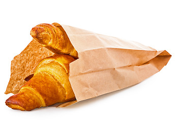 Image showing Fresh Croissants.