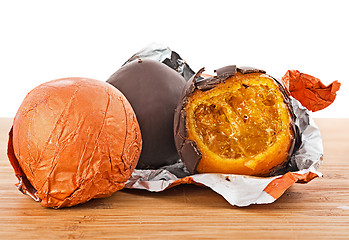 Image showing orange chocolate