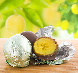 Image showing lemon chocolate