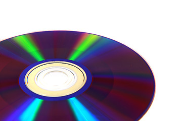 Image showing DVD isolated on the white