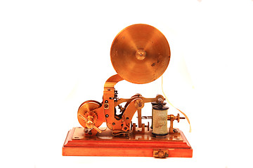 Image showing old telegraph (communication machine)