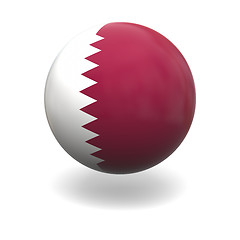 Image showing Qatar flag