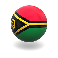 Image showing Vanuatu flag