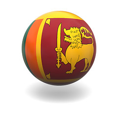 Image showing Sri Lanka flag