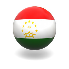 Image showing Tajikistan flag