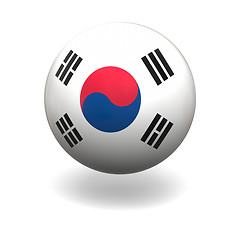 Image showing South Korea flag